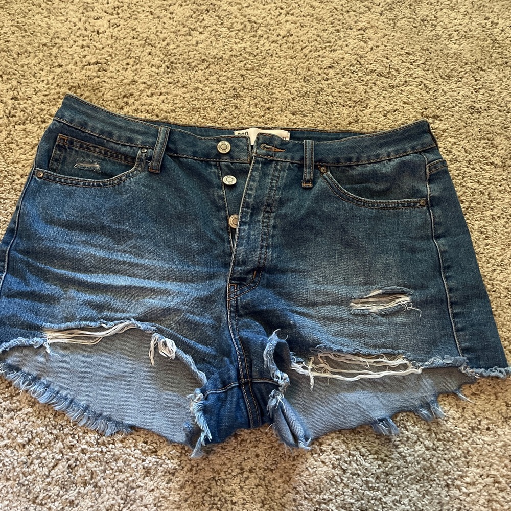 RSQ Tillys Vintage High Rise Distressed Shorts